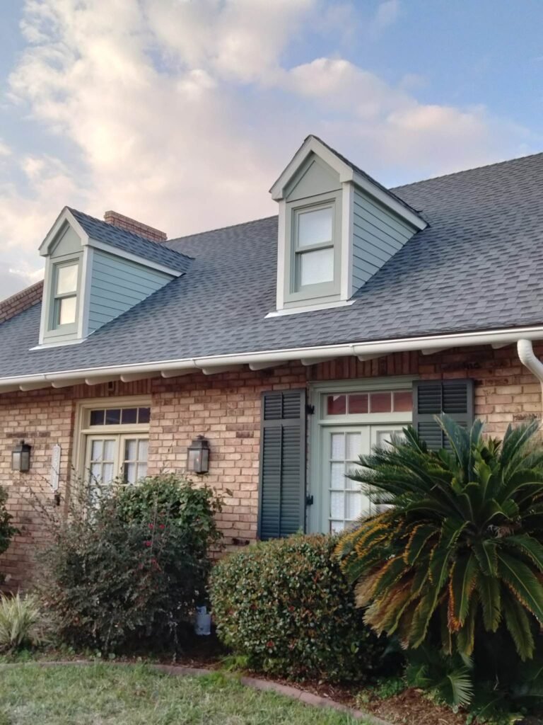 Painted two James Hardie Dormers in Metairie