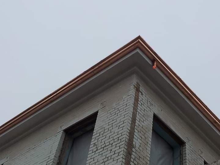 copper gutter installed in New Orleans