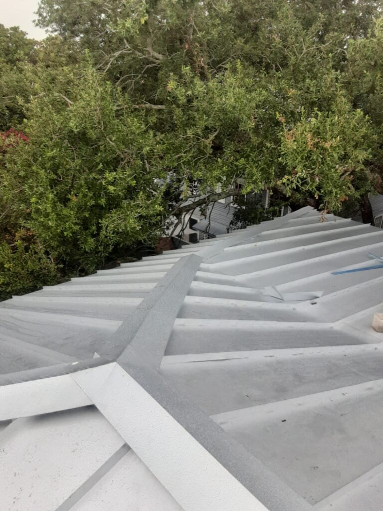 Metal Roof installed in a house in New Orleans